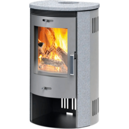 Stufa a legna Accente Nyborg 3 GTS pietra naturale 7,5 kW