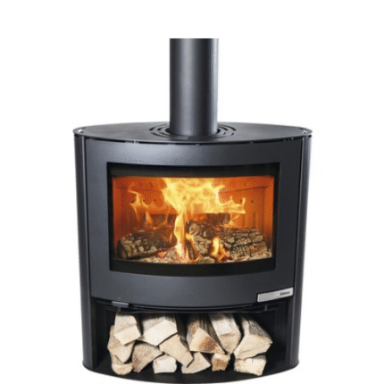 Stufa a legna Aduro 15-2 acciaio nero 6,5 kW